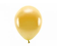 Balóny 10 ks - metalické zlaté